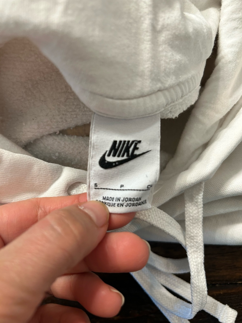 Nike Sportswear Club Fleece Pullover Hoodie Bundle Set - Burgundy & White - Picture 11 of 14